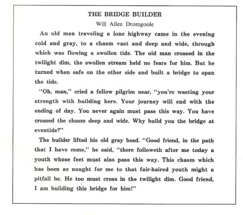 The Bridge Builder